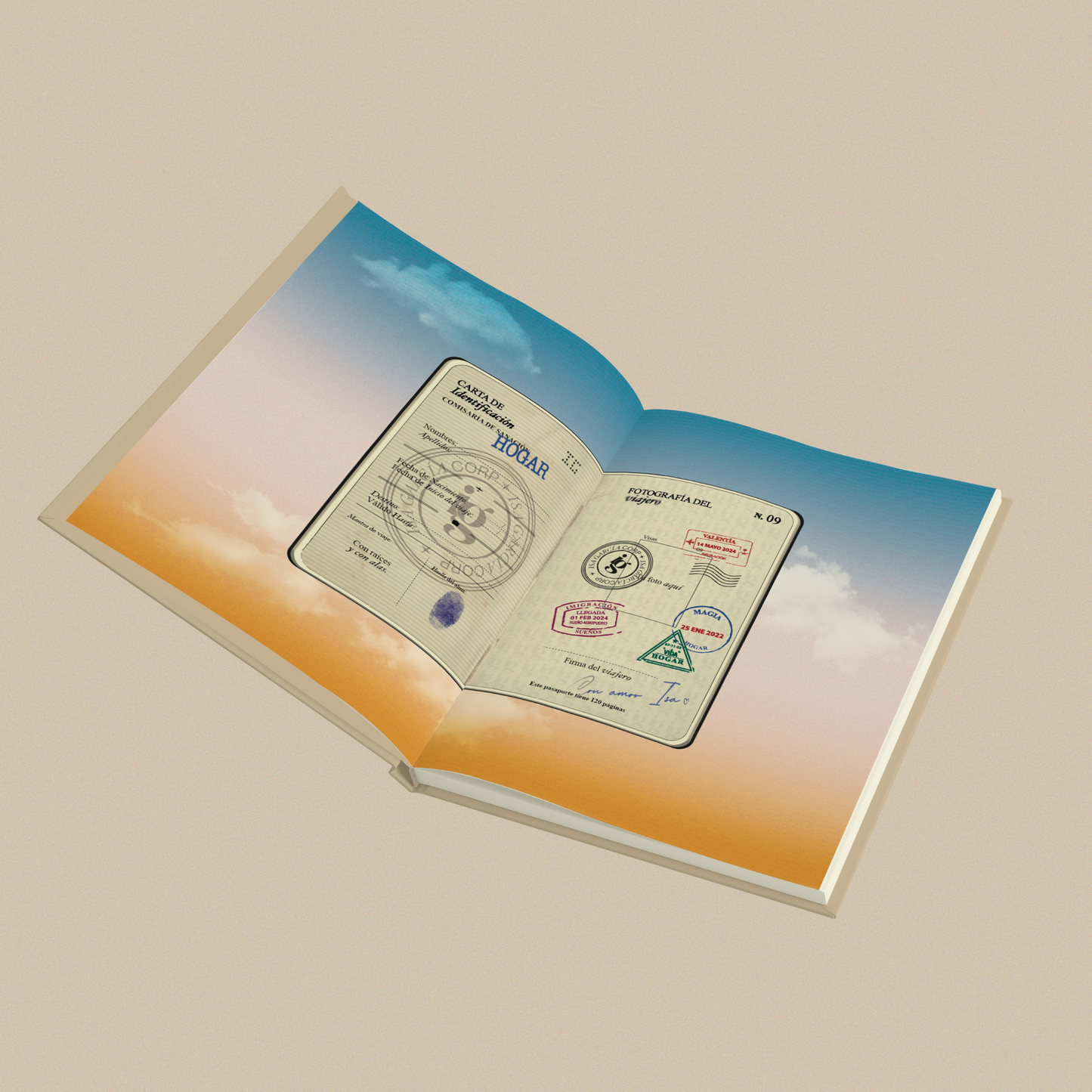 [SOLD OUT] Journal #9: Hogar + Bookmark