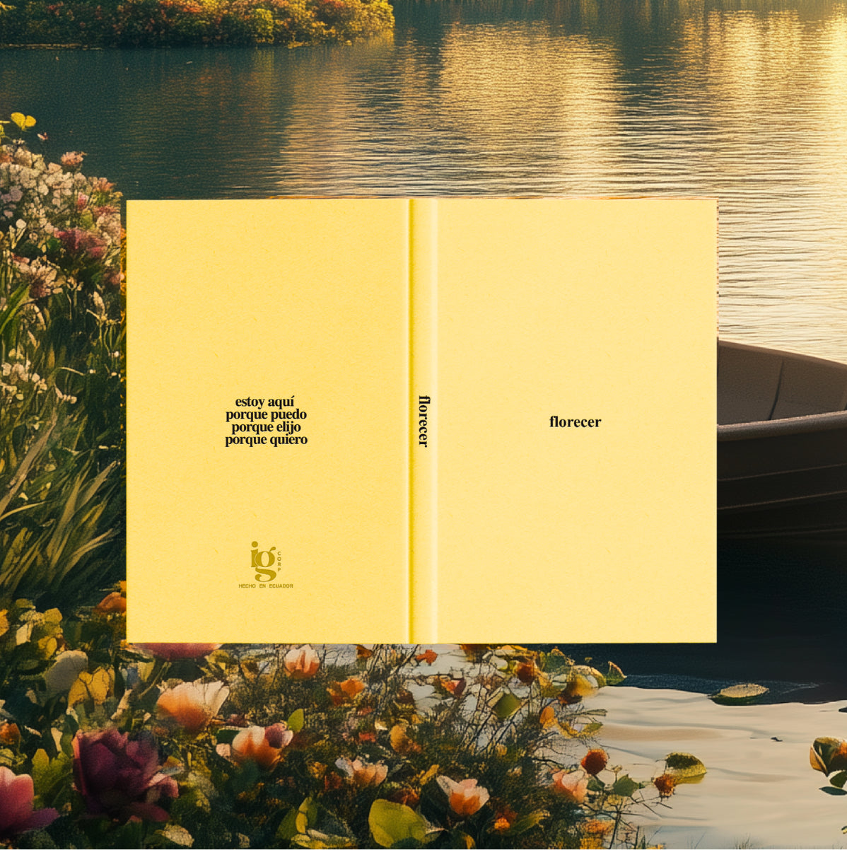 [SOLD OUT] Journal #10: Florecer + Bookmark + Sticker
